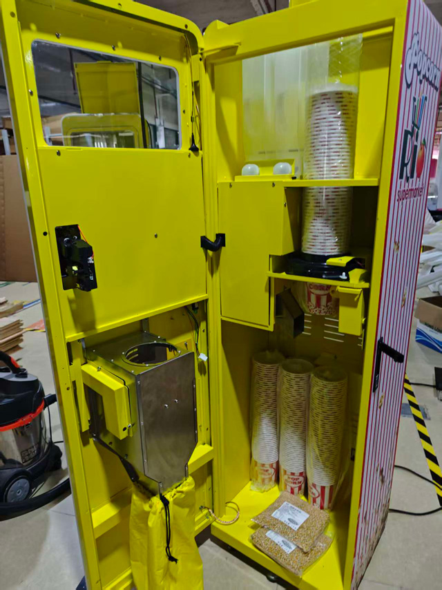 one popcorn machine ready to ship