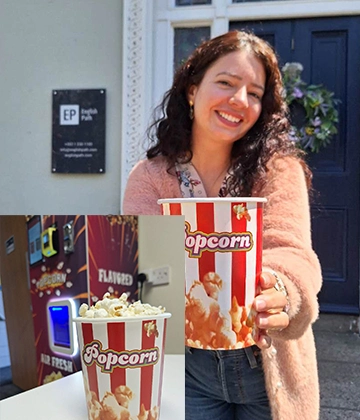 coin operated popcorn vending machine